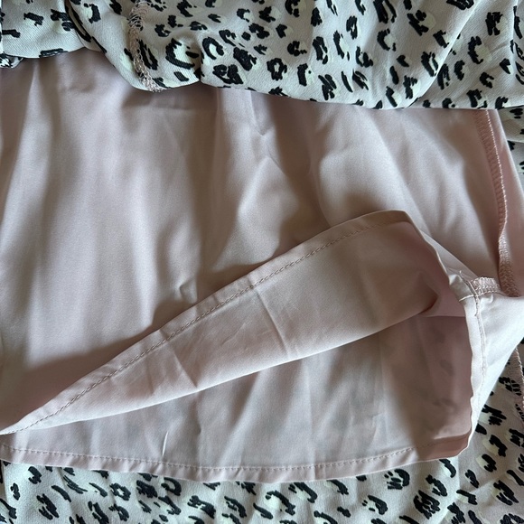 Joyfolie Mia Joy pink leopard print skirt size 14 - Picture 7 of 9